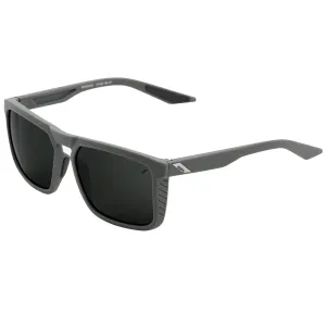 100% Renshaw sunglasses - Soft Tact Cool Grey Black Mirror Lens