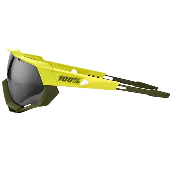 100% Speedtrap sunglasses - Soft Tact Banana