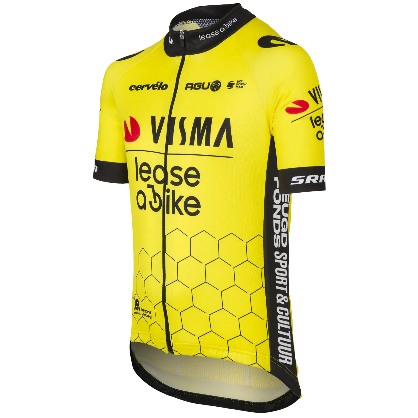 Agu Team Visma Lease child jersey to bike 2024