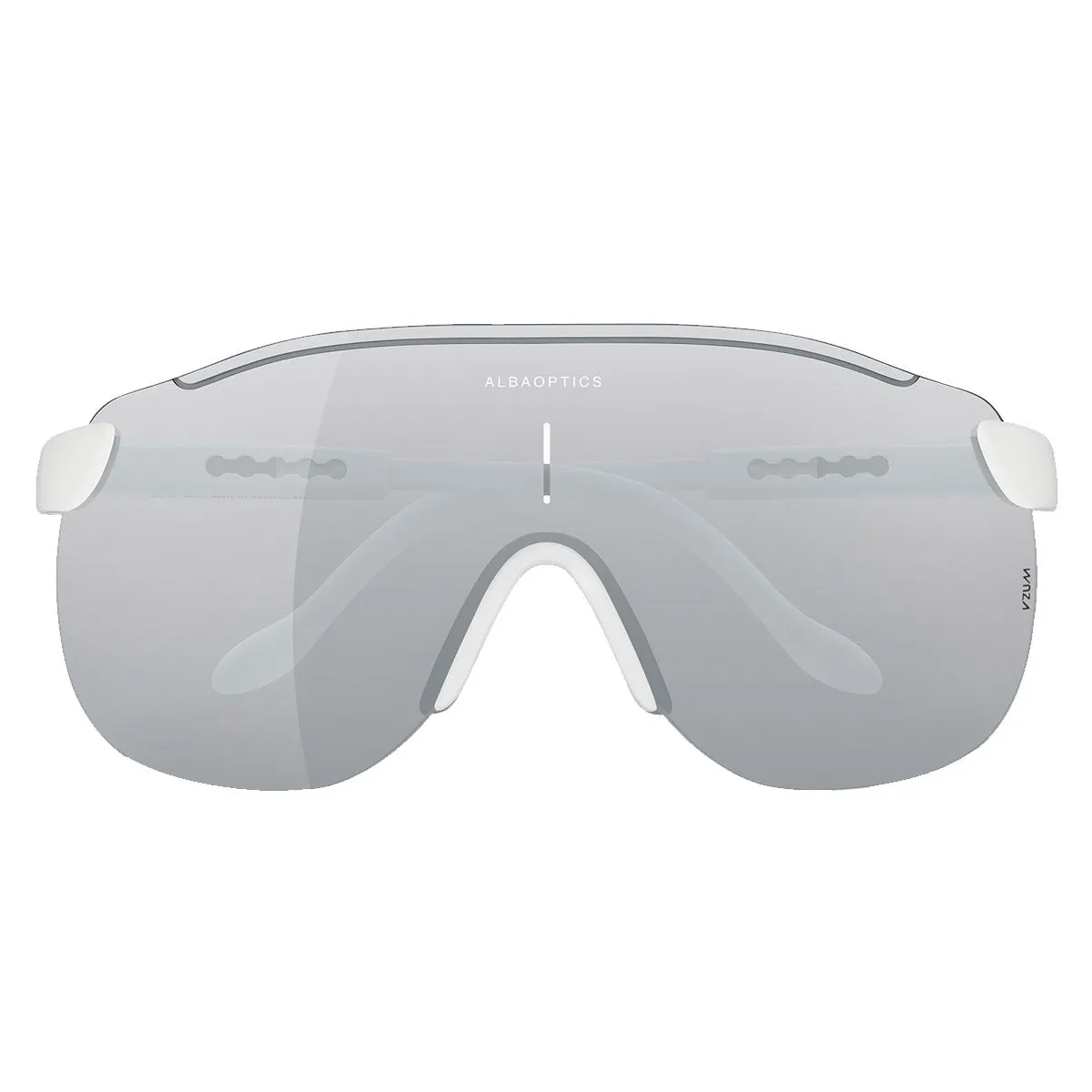 Alba Optics Stratos Sunglasses - White mr Alu