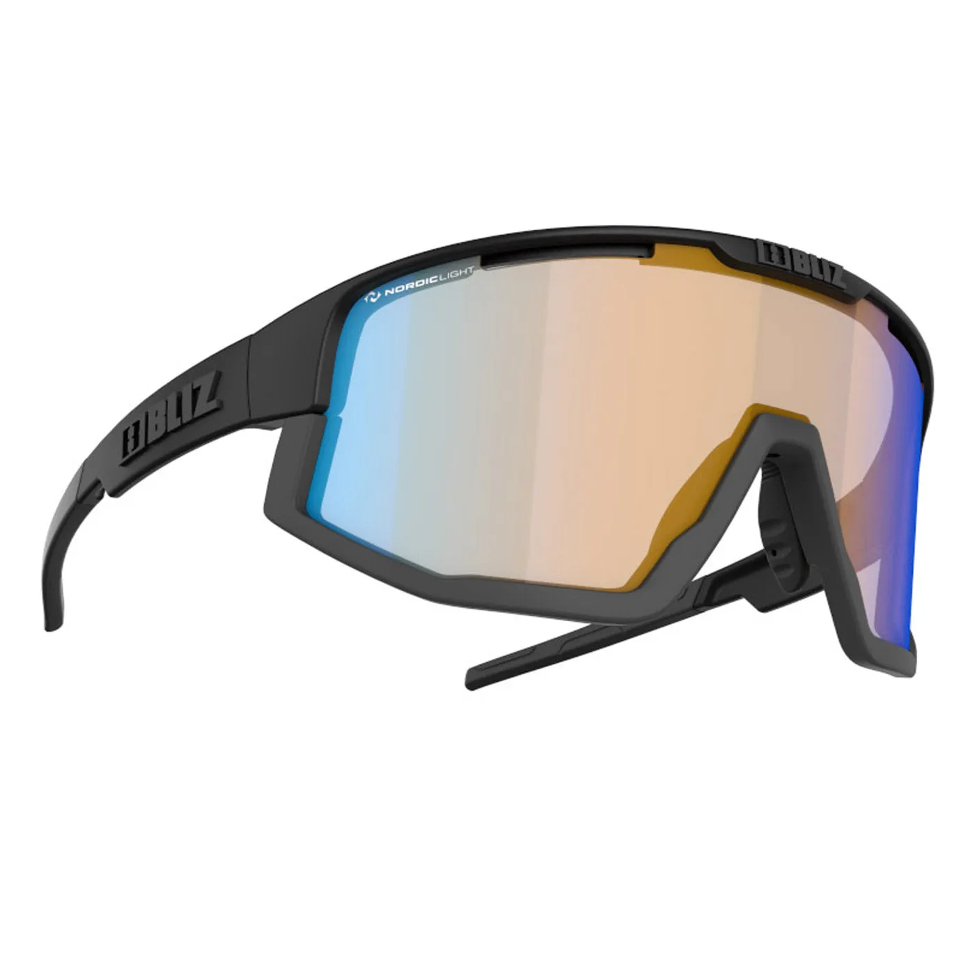 Bliz Fusion Nano sunglasses - Black orange nordic light