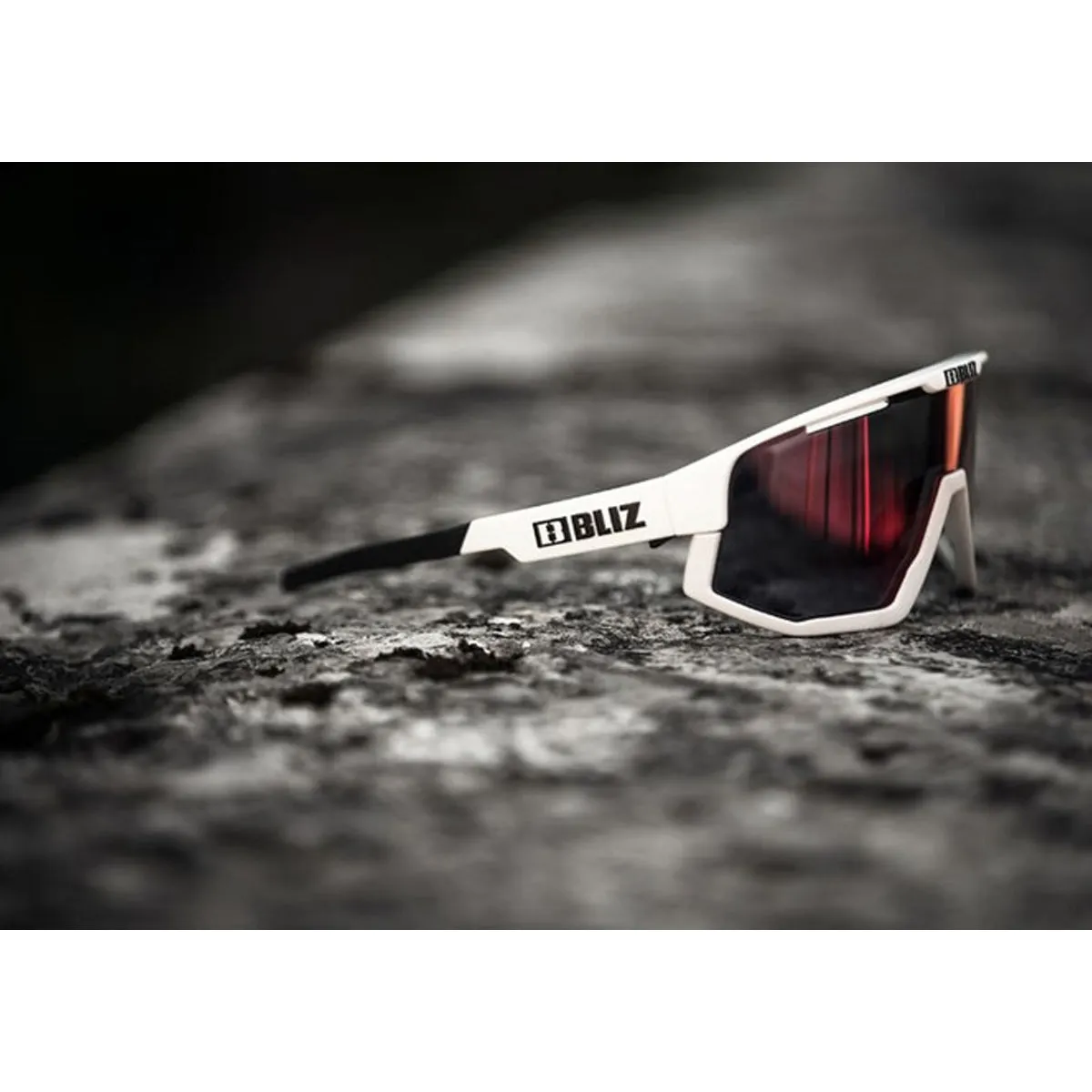 Bliz Fusion sunglasses - Matte White Red