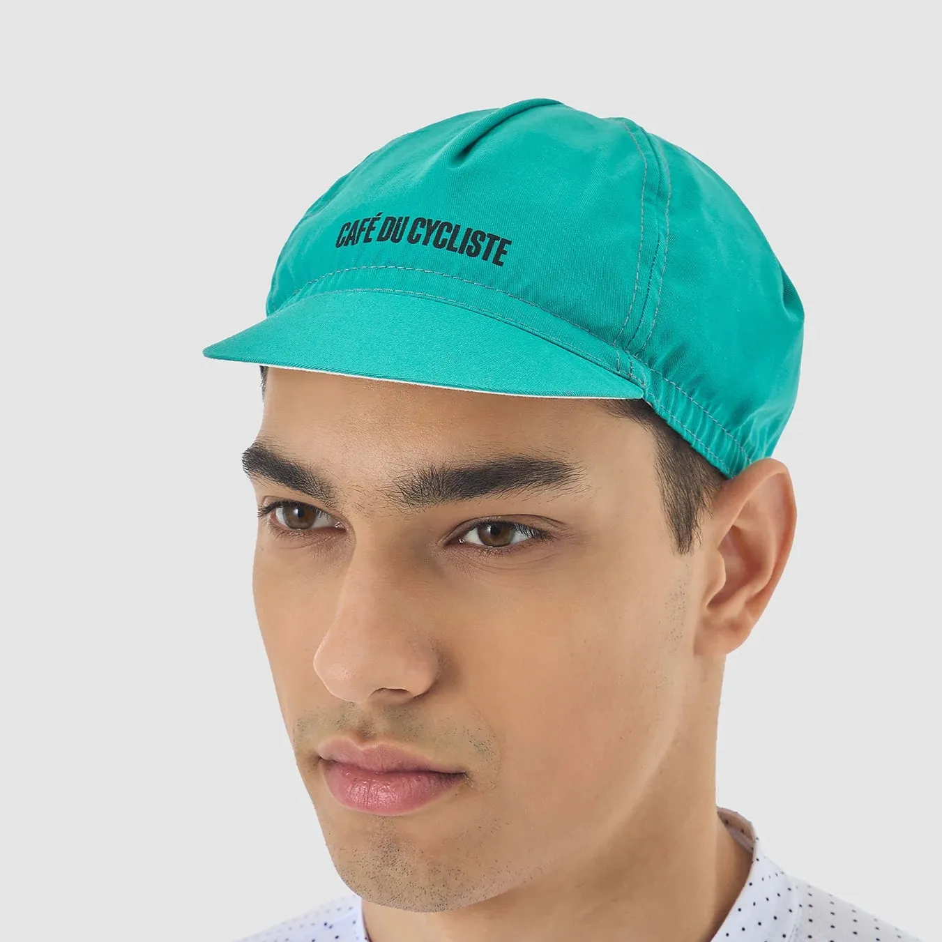 Cafe du Cycliste Gapette cap - Light blue