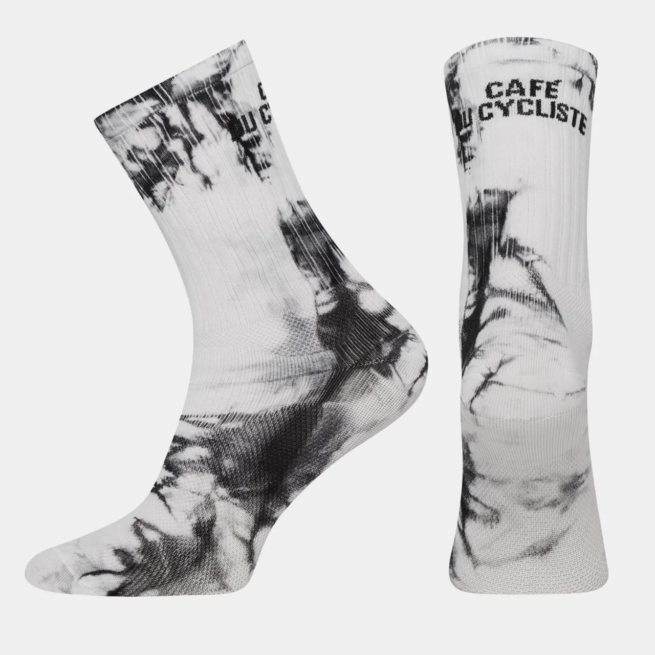 Cafe du Cycliste Tie Dye socks - White