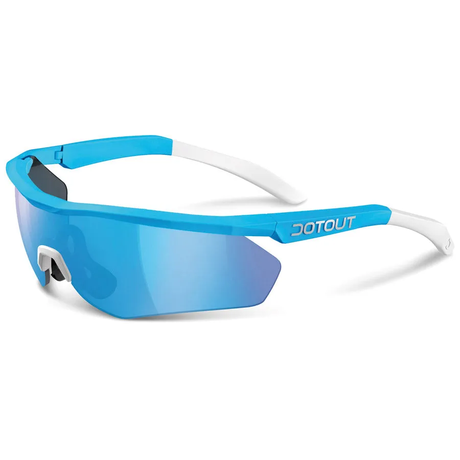DotOut Hash Sunglasses - Blue Shiny Multilaser Blue