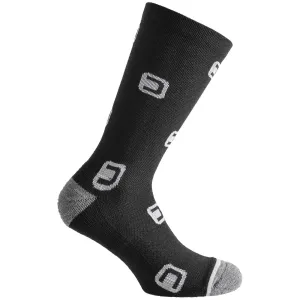 Dotout Square Winter Socks - Black White 