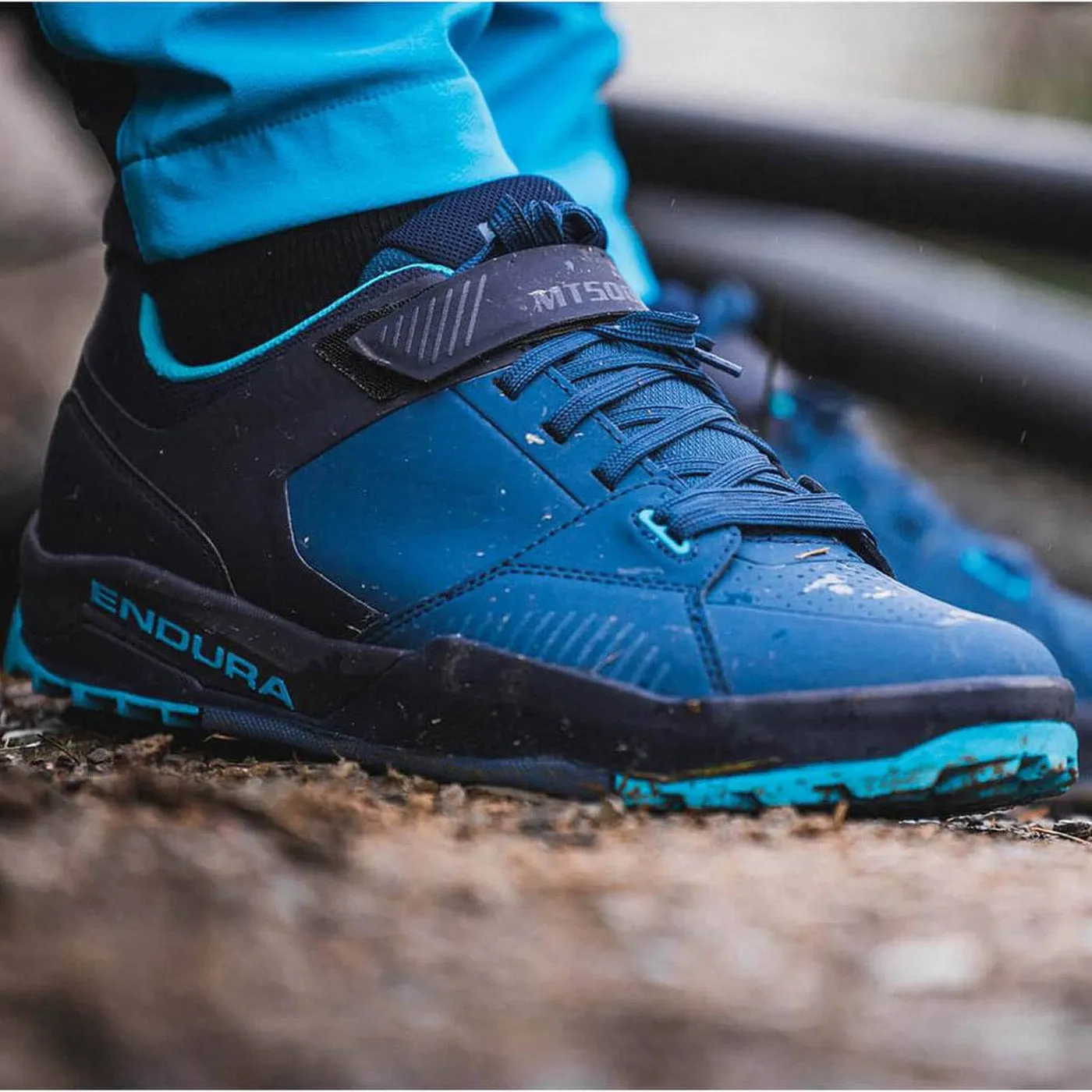 Endura MT500 Burner Flat MTB Shoes - Blue 