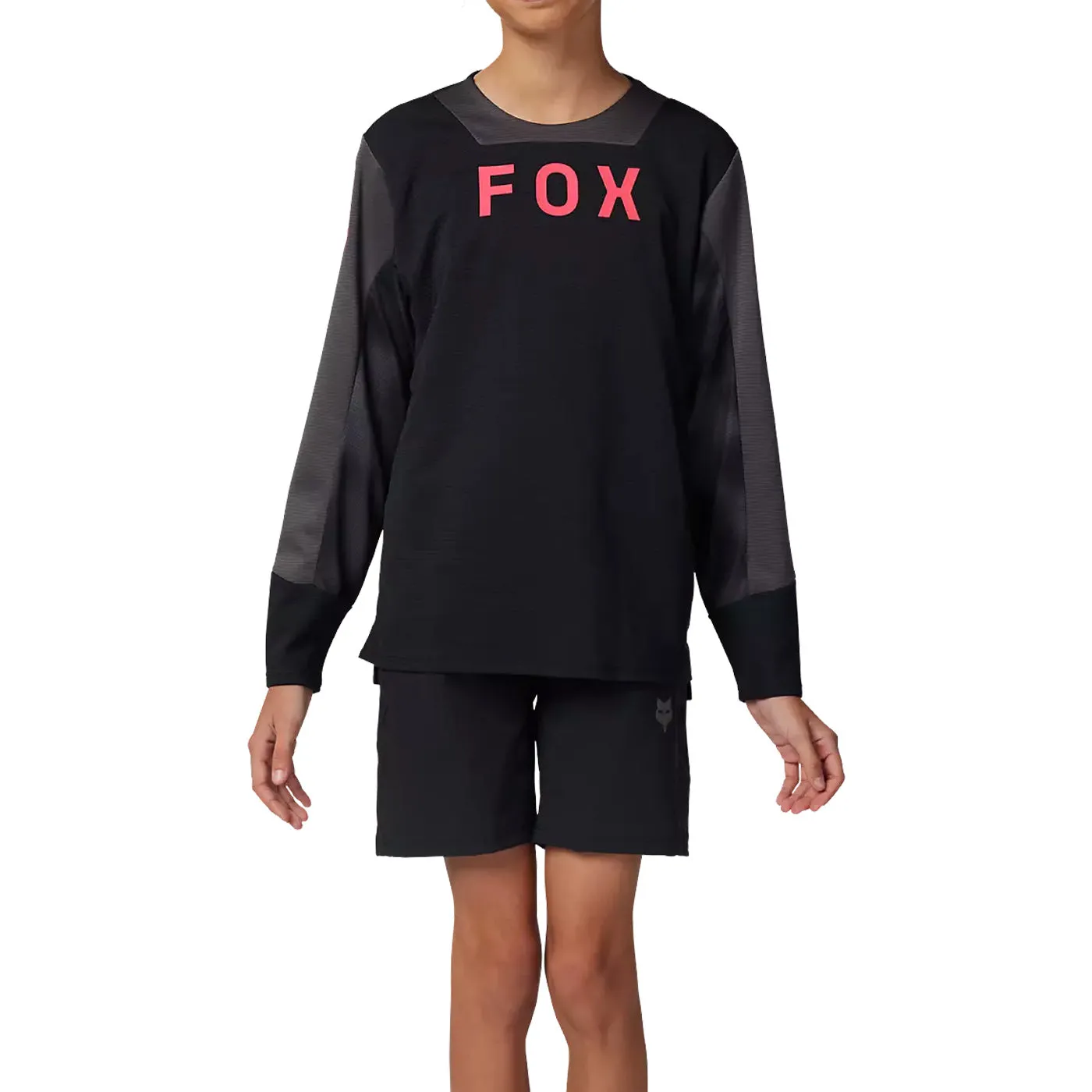 Fox Defend Taunt kid's long sleeve jersey - Black