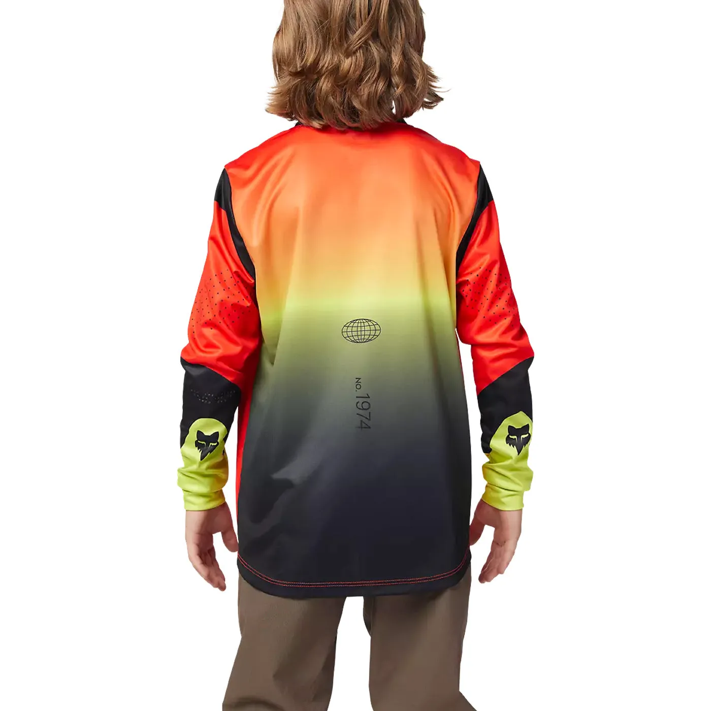 Fox Ranger Revise Kids Long Sleeve Jersey - Red