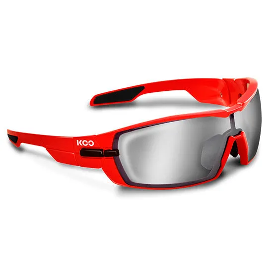 KOO Open Platinum S sunglasses - Shiny Red
