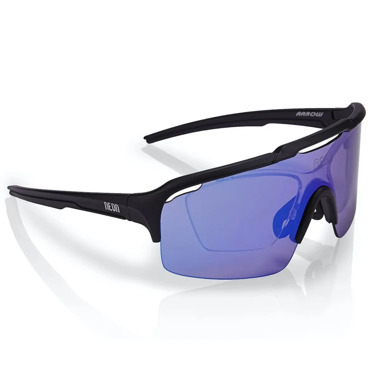 Neon Arrow sunglasses - Black Mirror Violet