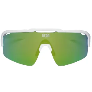 Neon Arrow sunglasses - White Mirror Green
