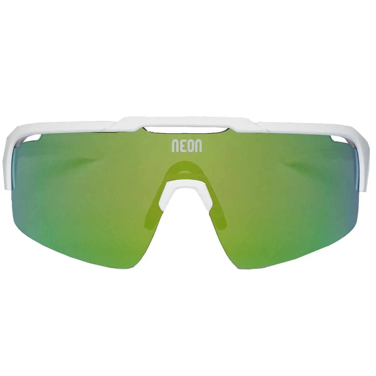 Neon Arrow sunglasses - White Mirror Green