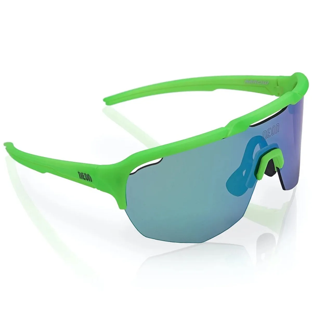 Neon Road sunglasses - Green Mirror Green