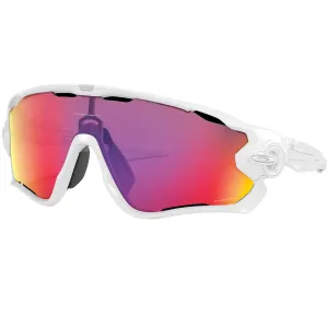 Oakley Jawbreaker Sunglasses - Polished white prizm road