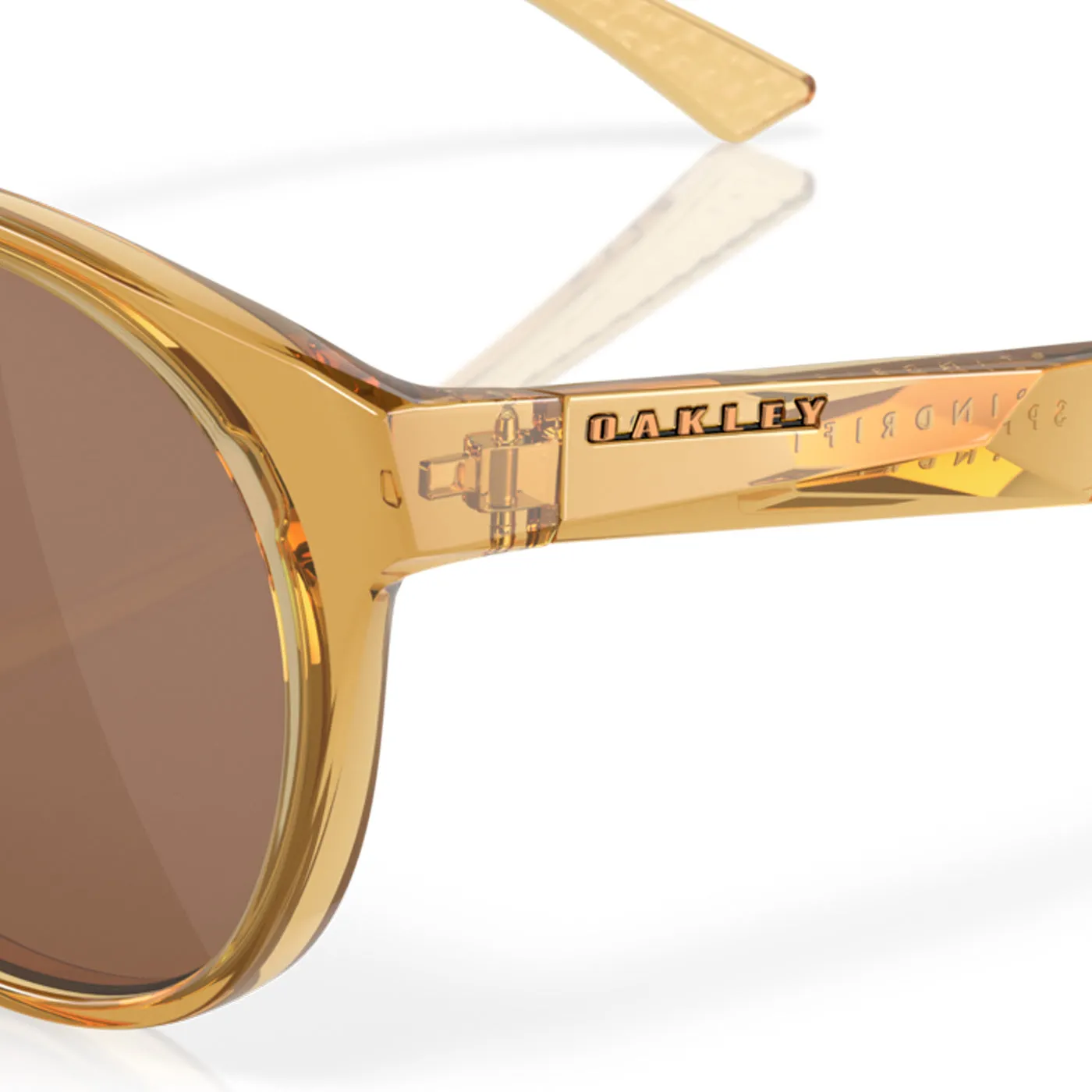 Oakley Spindrift sunglasses - Trans Light Curry Prizm Tungsten Poalrized