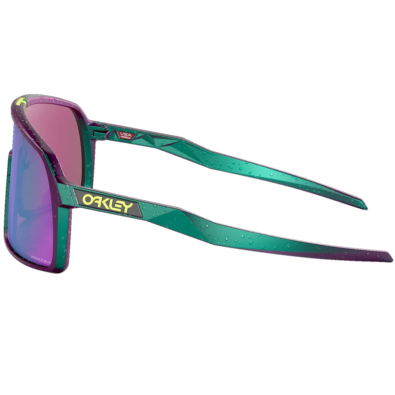 Oakley Sutro Odyssey Collection sunglasses - Green purple splatter prizm road jade