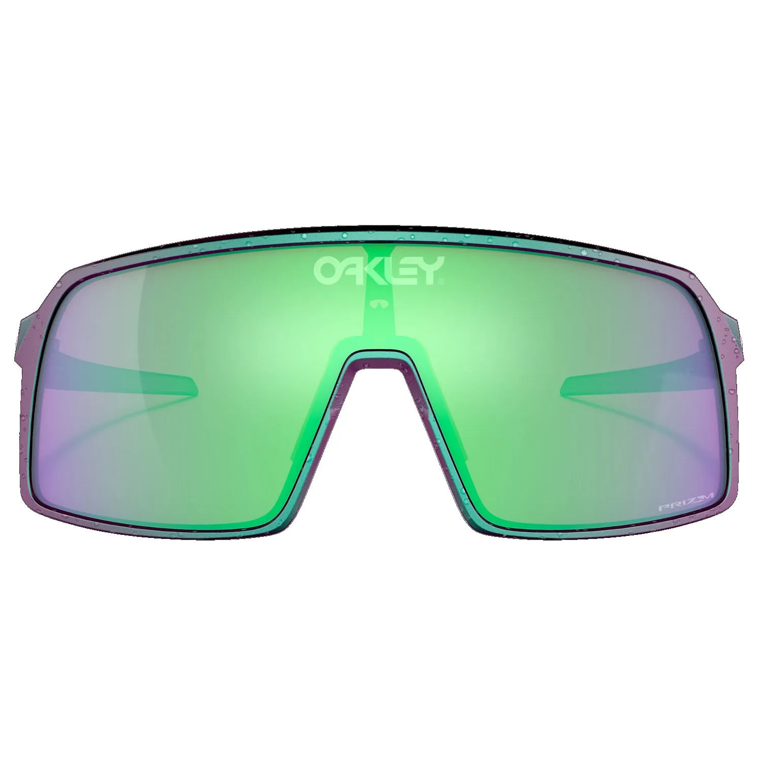 Oakley Sutro Odyssey Collection sunglasses - Green purple splatter prizm road jade