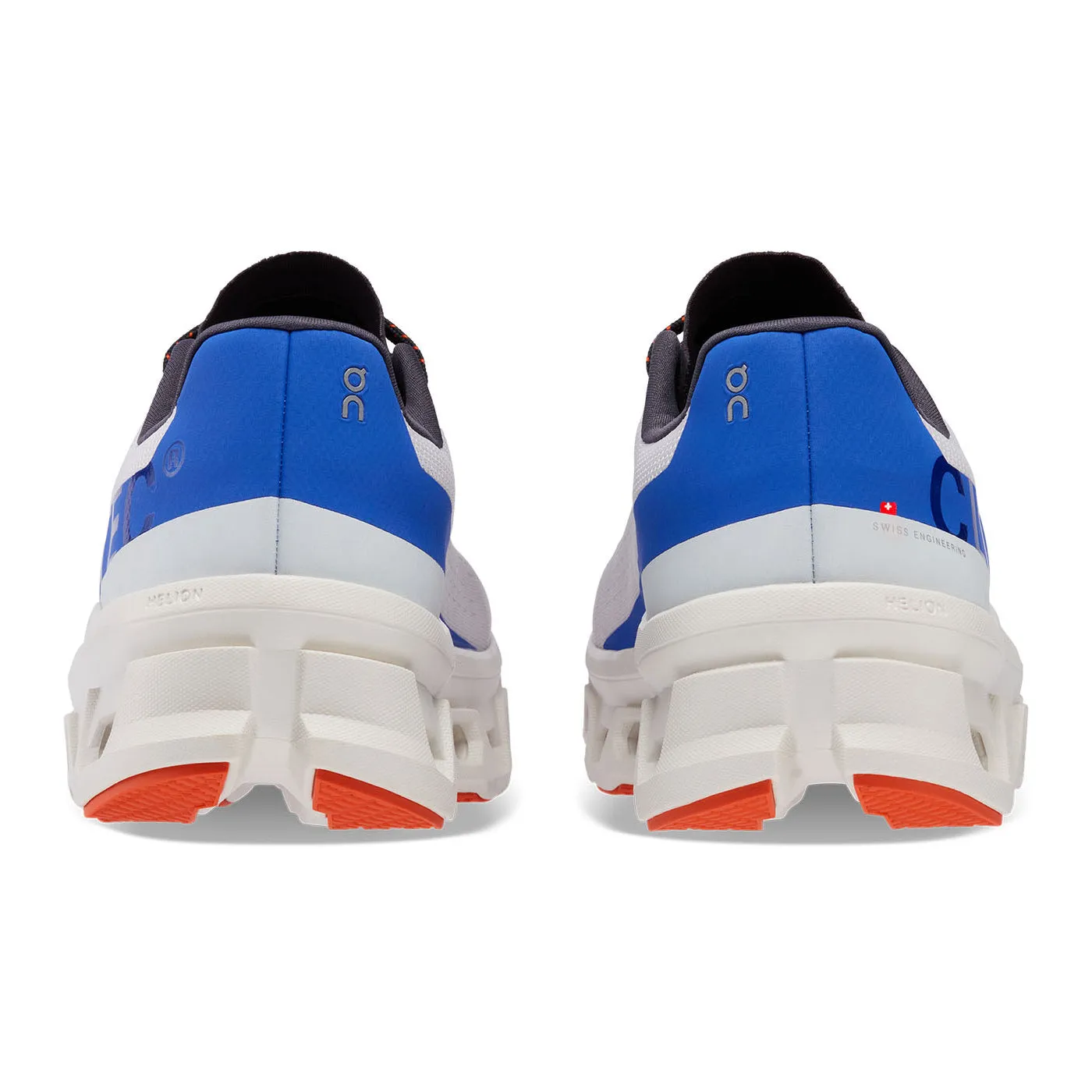On Cloudmonster shoes - White blue