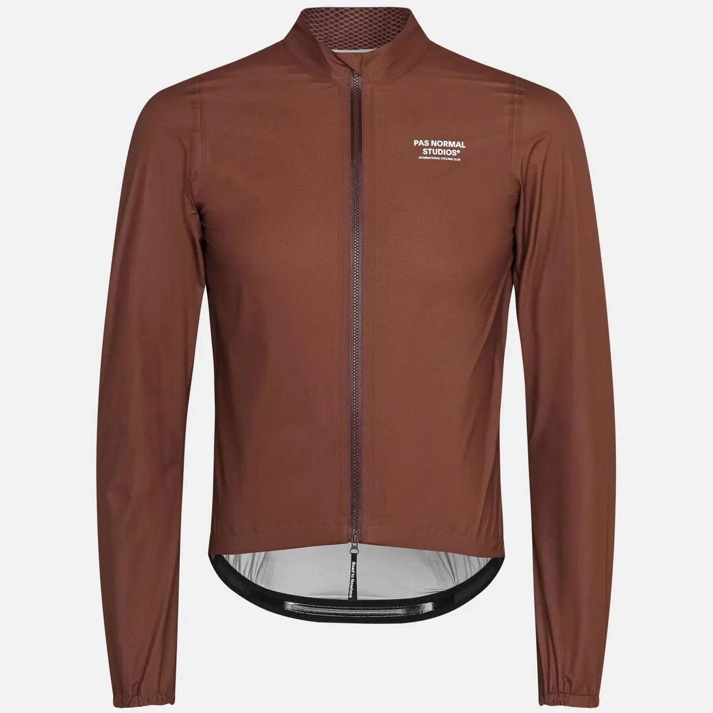 Pas Normal Studios Mechanism Pertex Rain Jacket - Brown