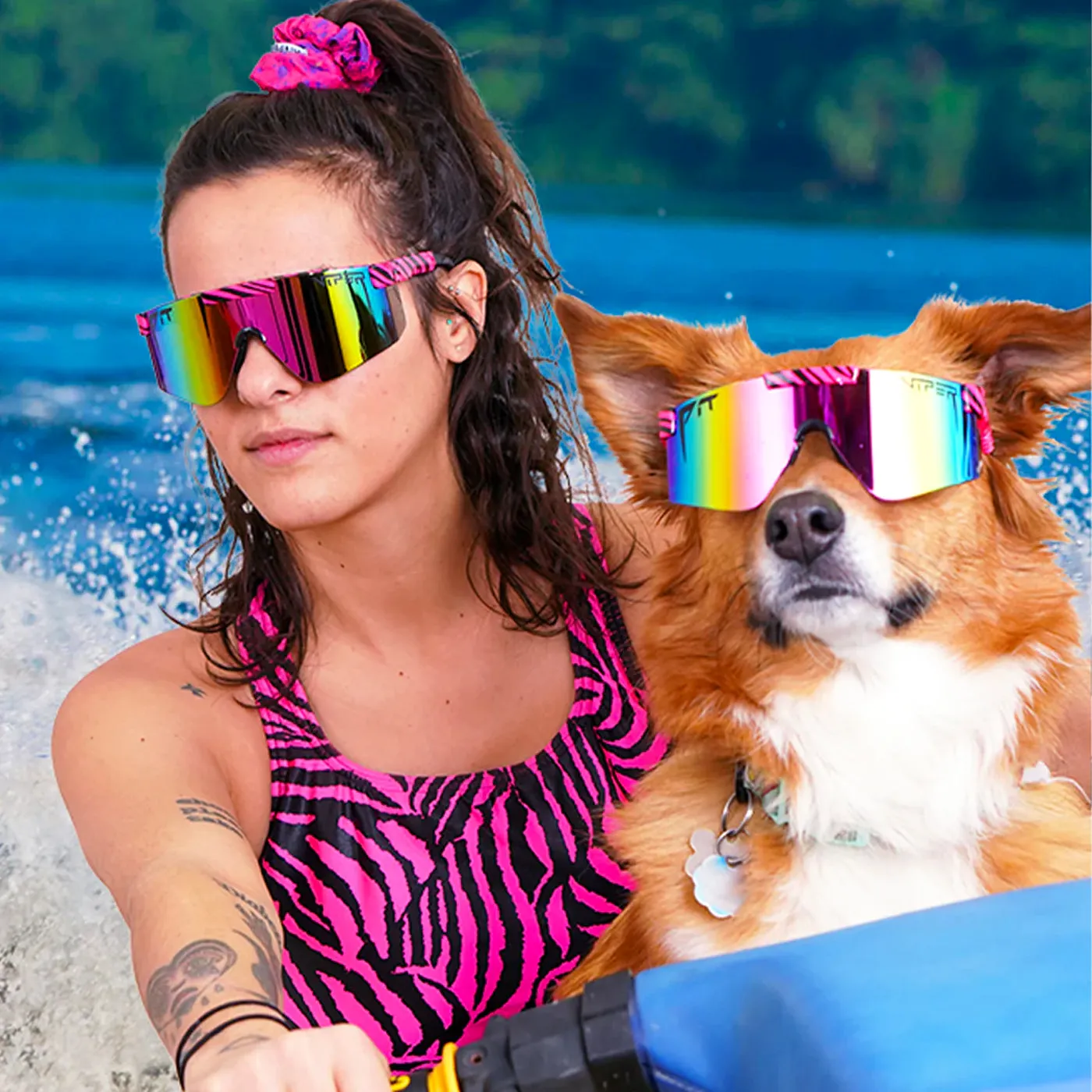 Pit Viper 2000s sunglasses - Hot Tropics