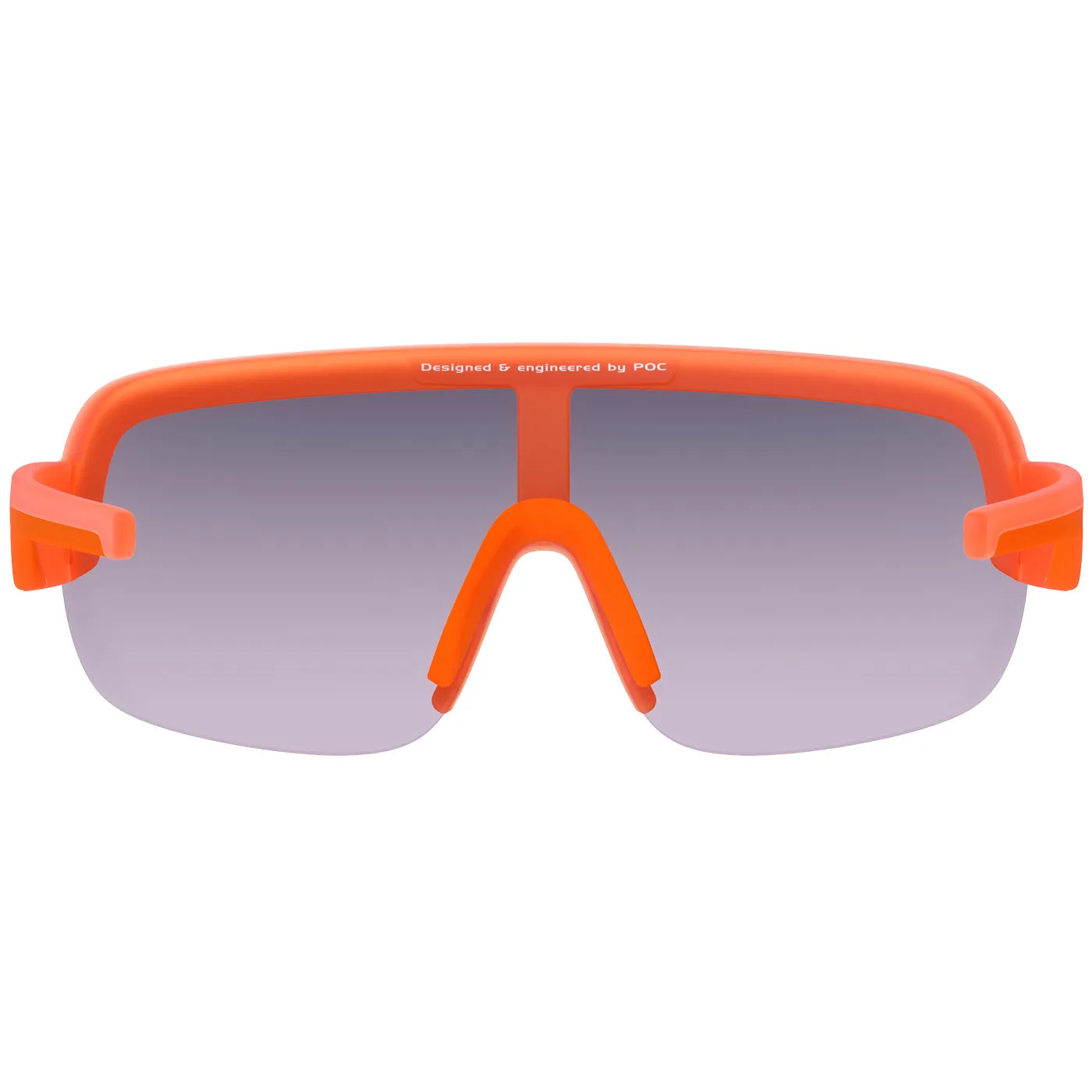 Poc Aim sunglasses - Fluorescent orange violet gold mirror