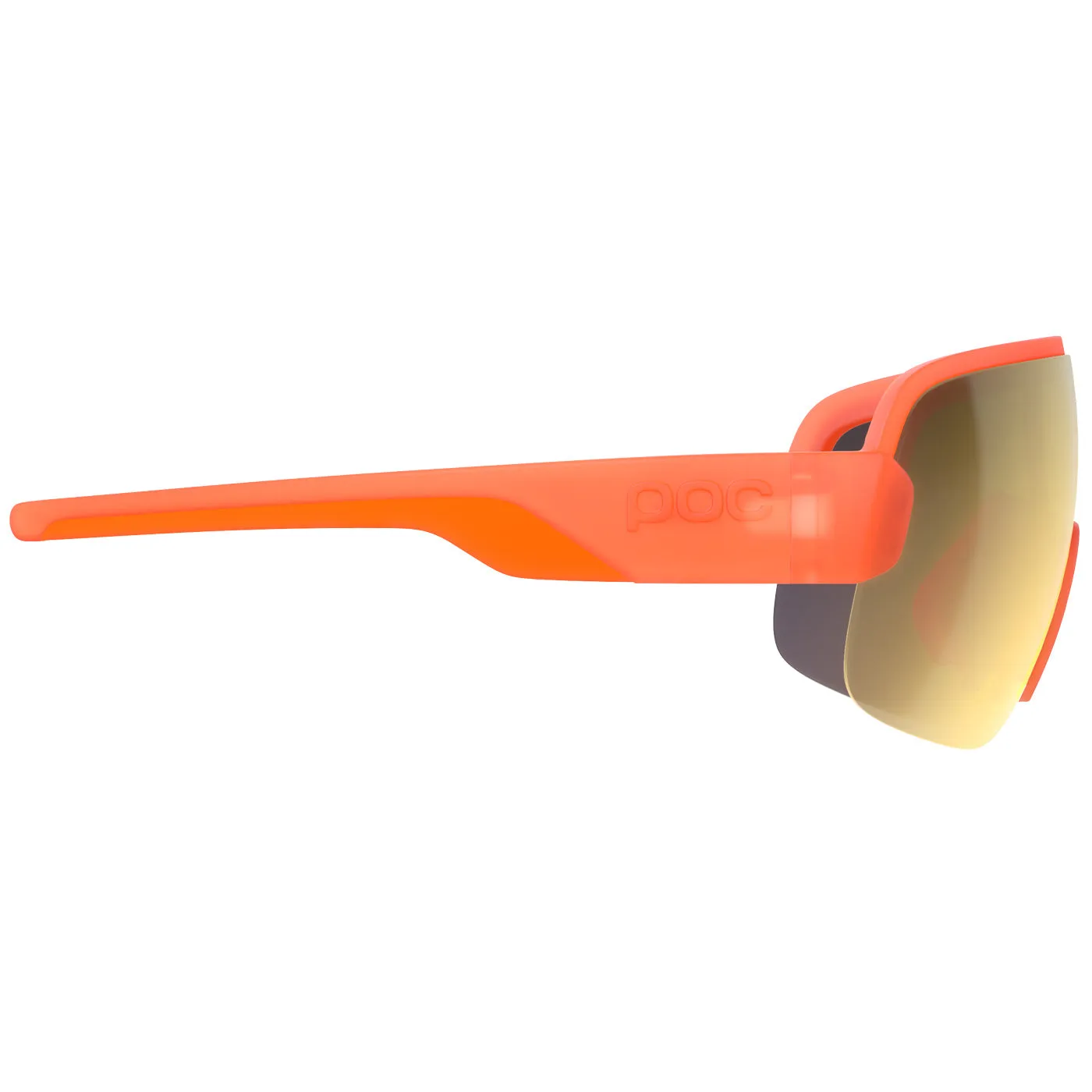 Poc Aim sunglasses - Fluorescent orange violet gold mirror