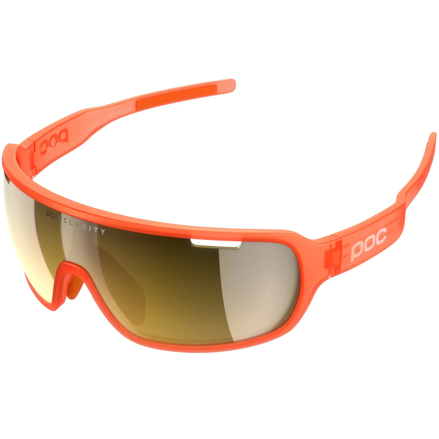 Poc DO Blade sunglasses - Fluorescent orange violet gold mirror