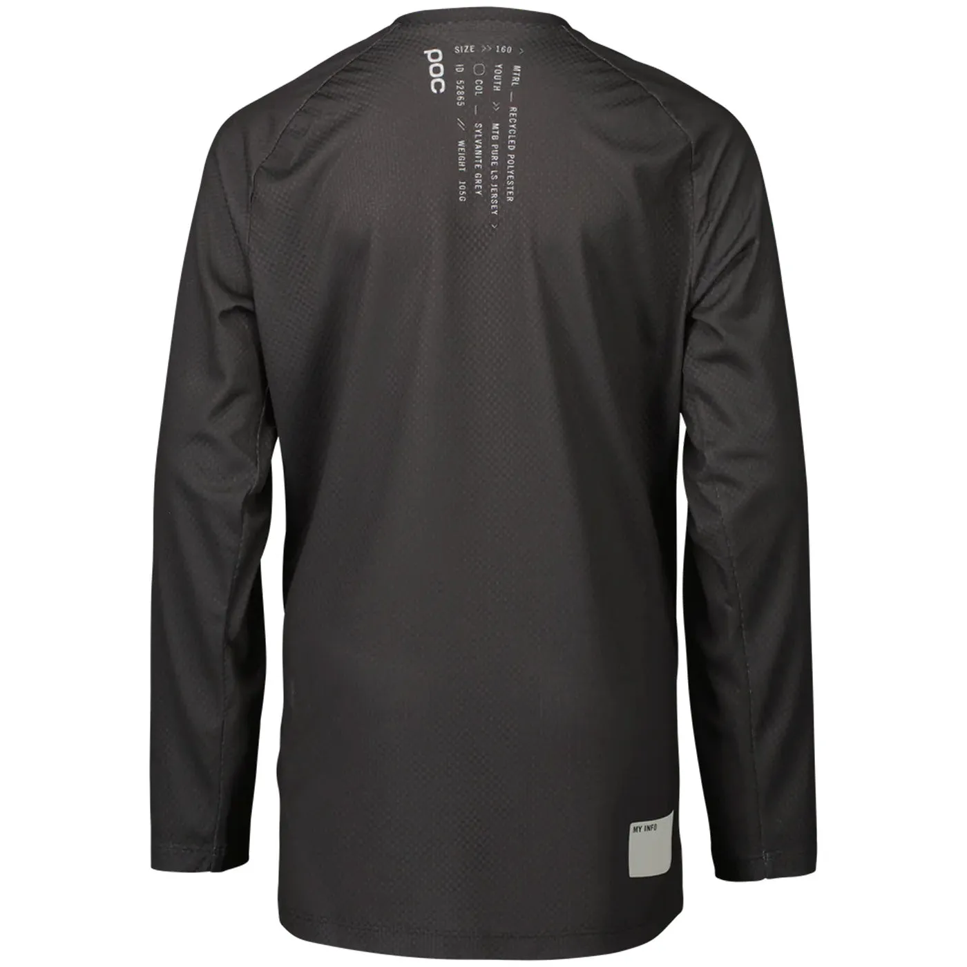 Poc Essential MTB kids long sleeve jersey - Grey