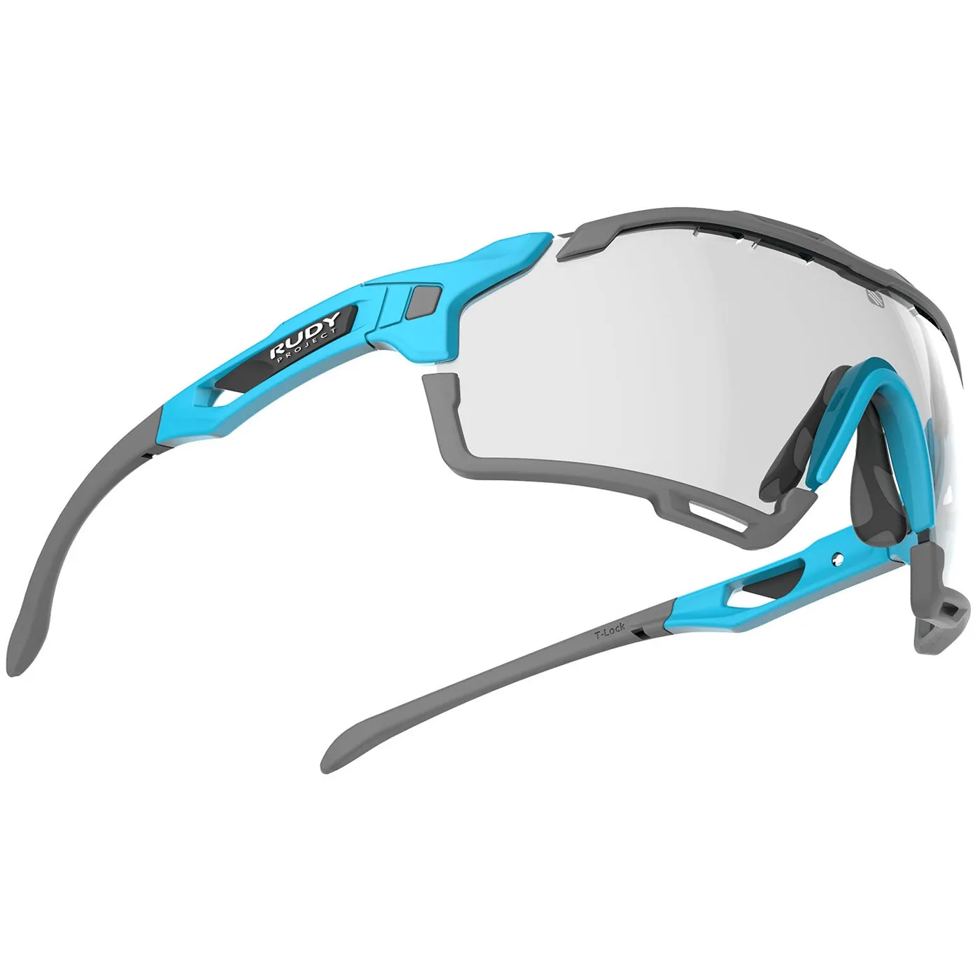 Rudy Cutline sunglasses -  Lagoon Matte ImpactX Photochromic 2 Black