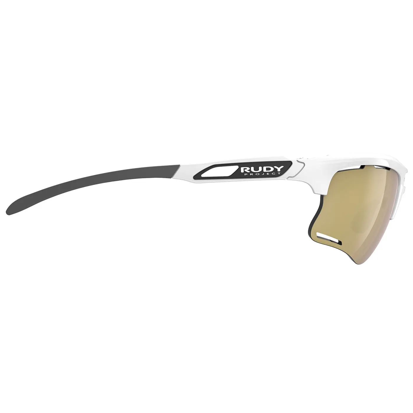 Rudy Keyblade sunglasses - White Gloss Multilaser Gold