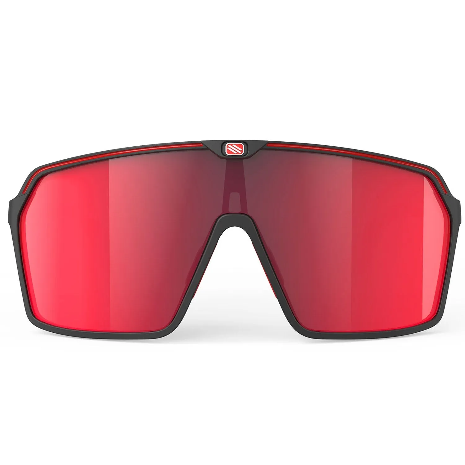 Rudy Spinshield sunglasses - Black Matte-Rp Optics Multilaser Red