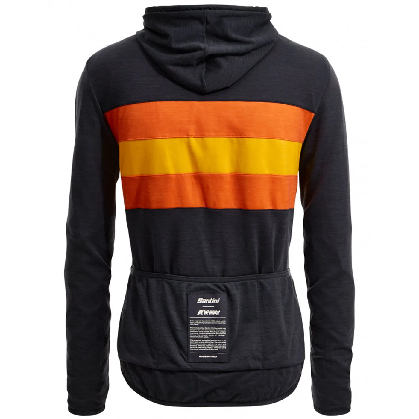 Santini x K-WAY reversible windproof jacket - Blue