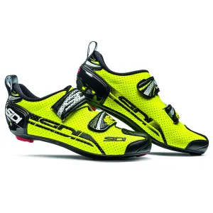 Sidi T-4 Air Carbon Comp Shoes - Yellow Black