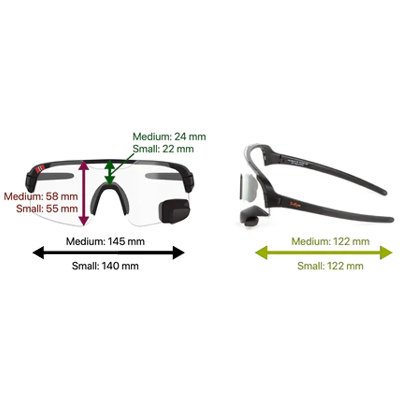 Trieye View Air Revo Max Medium sunglasses - Black