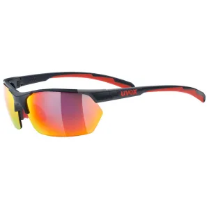 Uvex Sportstyle 114 sunglasses - Grey red mirror red
