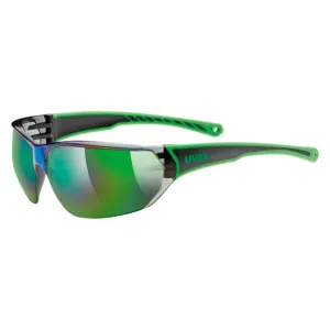 Uvex Sportstyle 204 glasses - Green black mirror blue