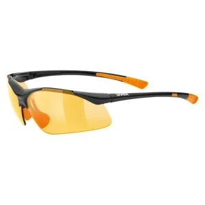 Uvex Sportstyle 223 Glasses - Black Litemirror Orange