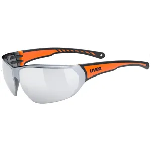 Uvex Sportstyle 223 glasses - Black Orange Mirror Silver