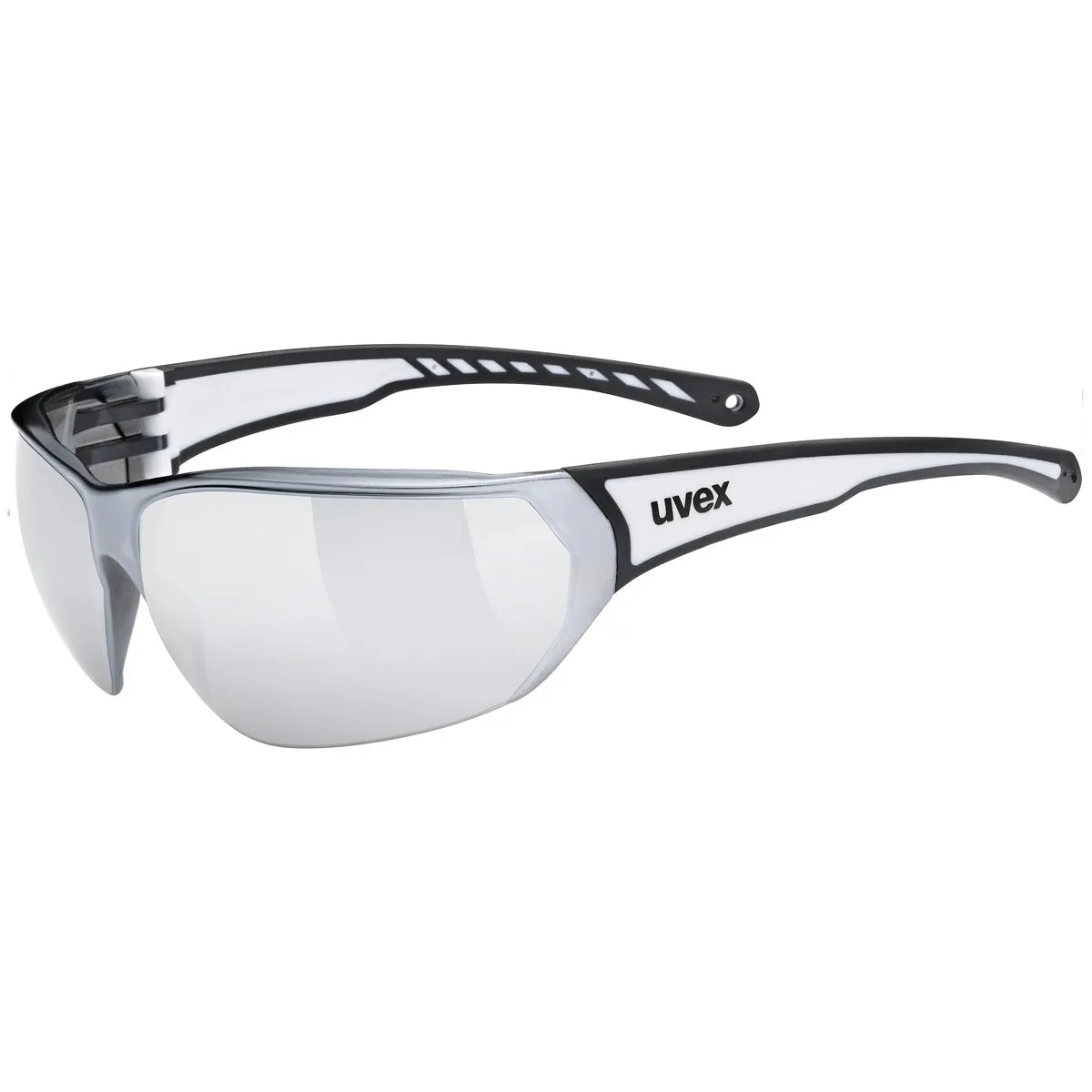 Uvex Sportstyle 223 glasses - White black Mirror Silver
