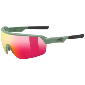 Uvex Sportstyle 227 glasses - Green Mirror red