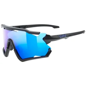 Uvex Sportstyle 228 glasses - Black PC mirror blue