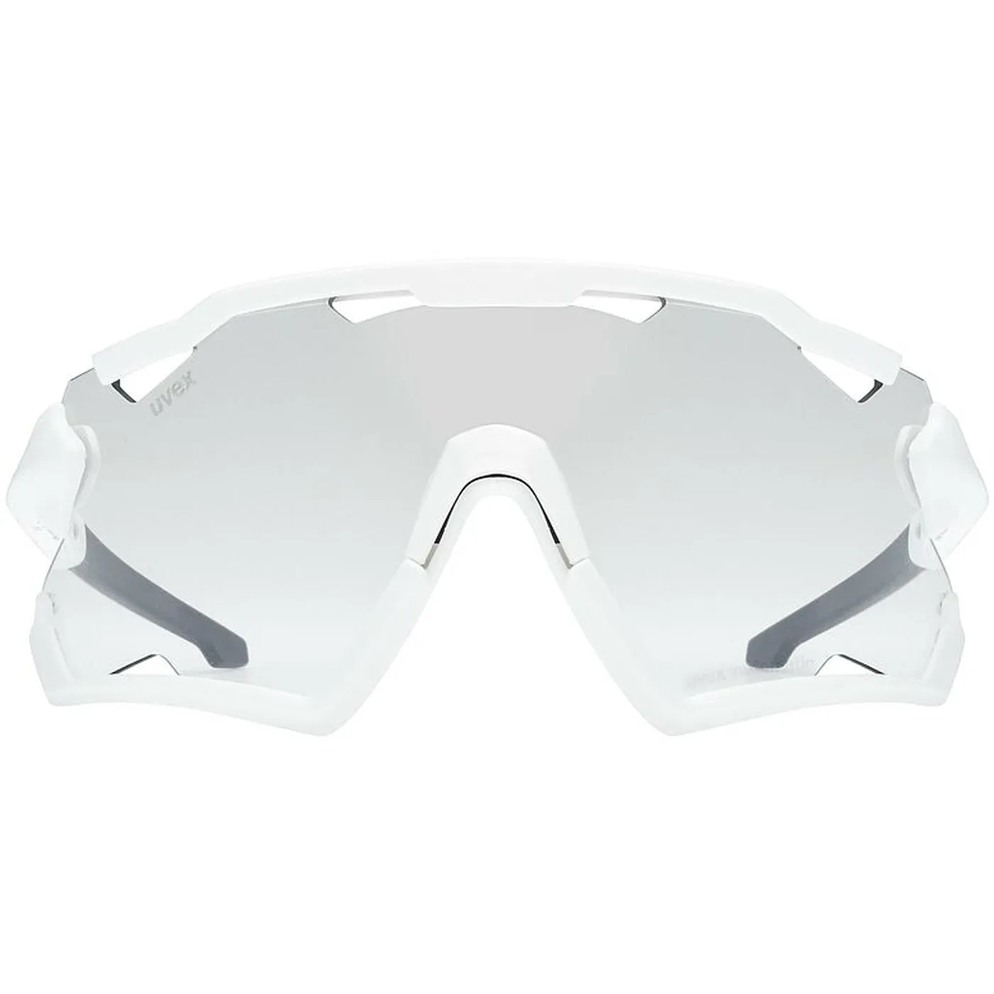 Uvex Sportstyle 228 V glasses - White Mat Variomatic Silver