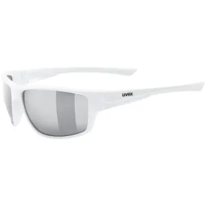 Uvex Sportstyle 230 Glasses - White mat Mirror silver 