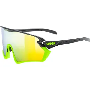 Uvex Sportstyle 231 2.0 glasses - black yellow matt mirror yellow