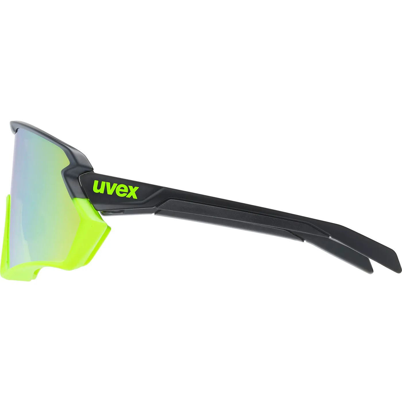 Uvex Sportstyle 231 2.0 glasses - black yellow matt mirror yellow