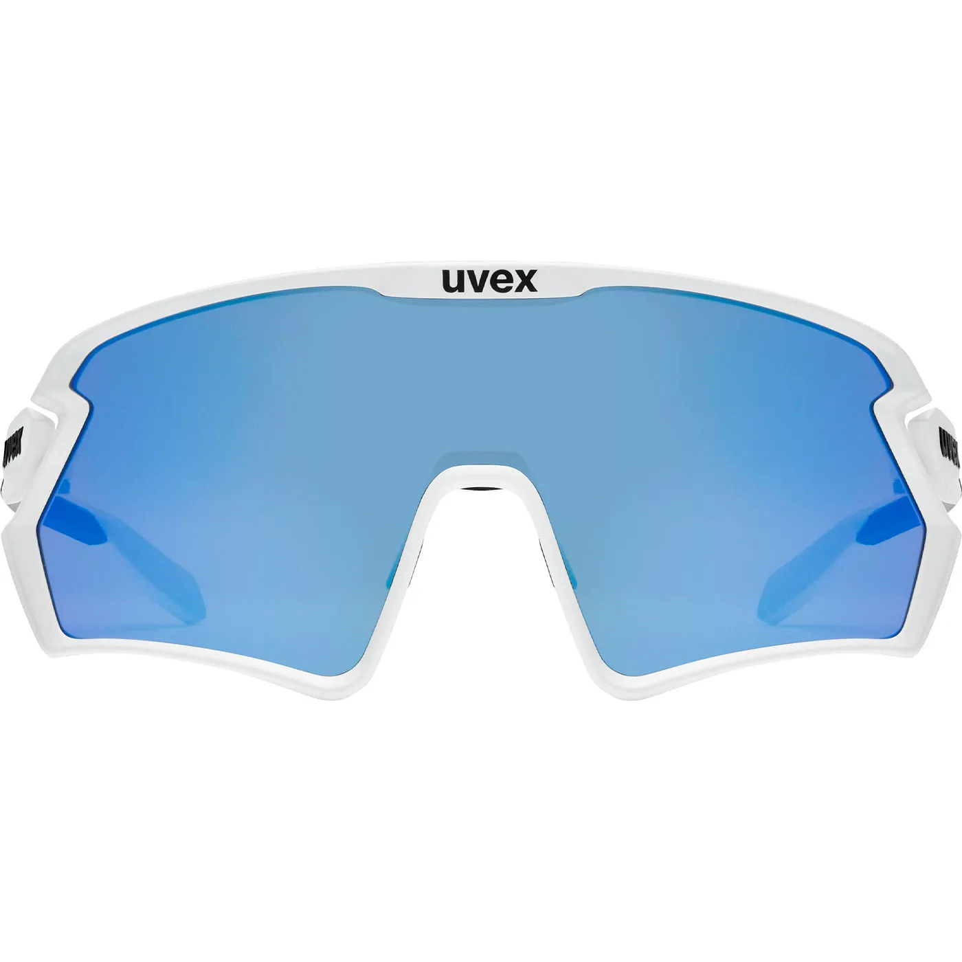 Uvex Sportstyle 231 2.0 glasses - White matt Mirror blue