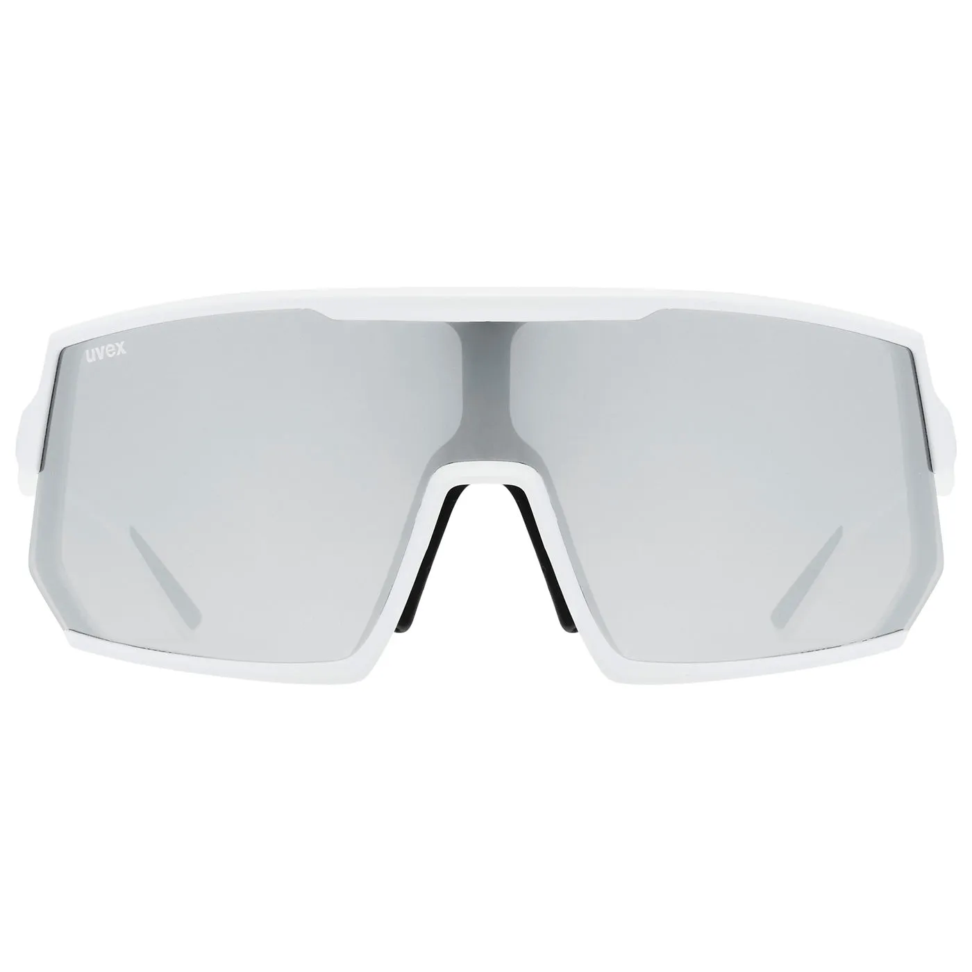 Uvex Sportstyle 235 glasses - White mat Mirror silver