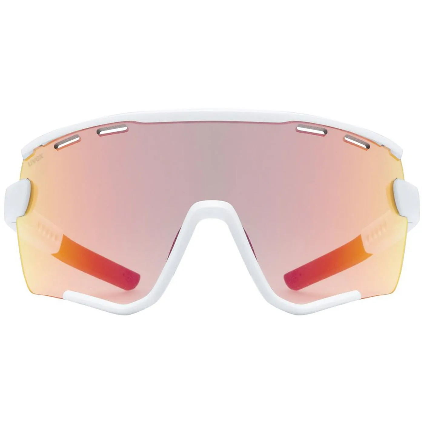 Uvex Sportstyle 236 set glasses - White mat mirror red