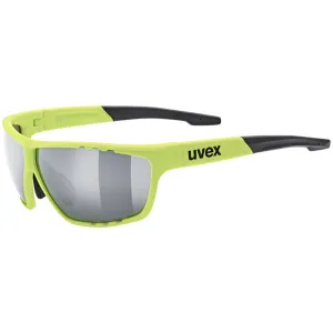 Uvex Sportstyle 706 sunglasses - Fluo yellow mirror silver